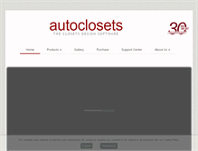 Tablet Screenshot of en.autoclosets.com